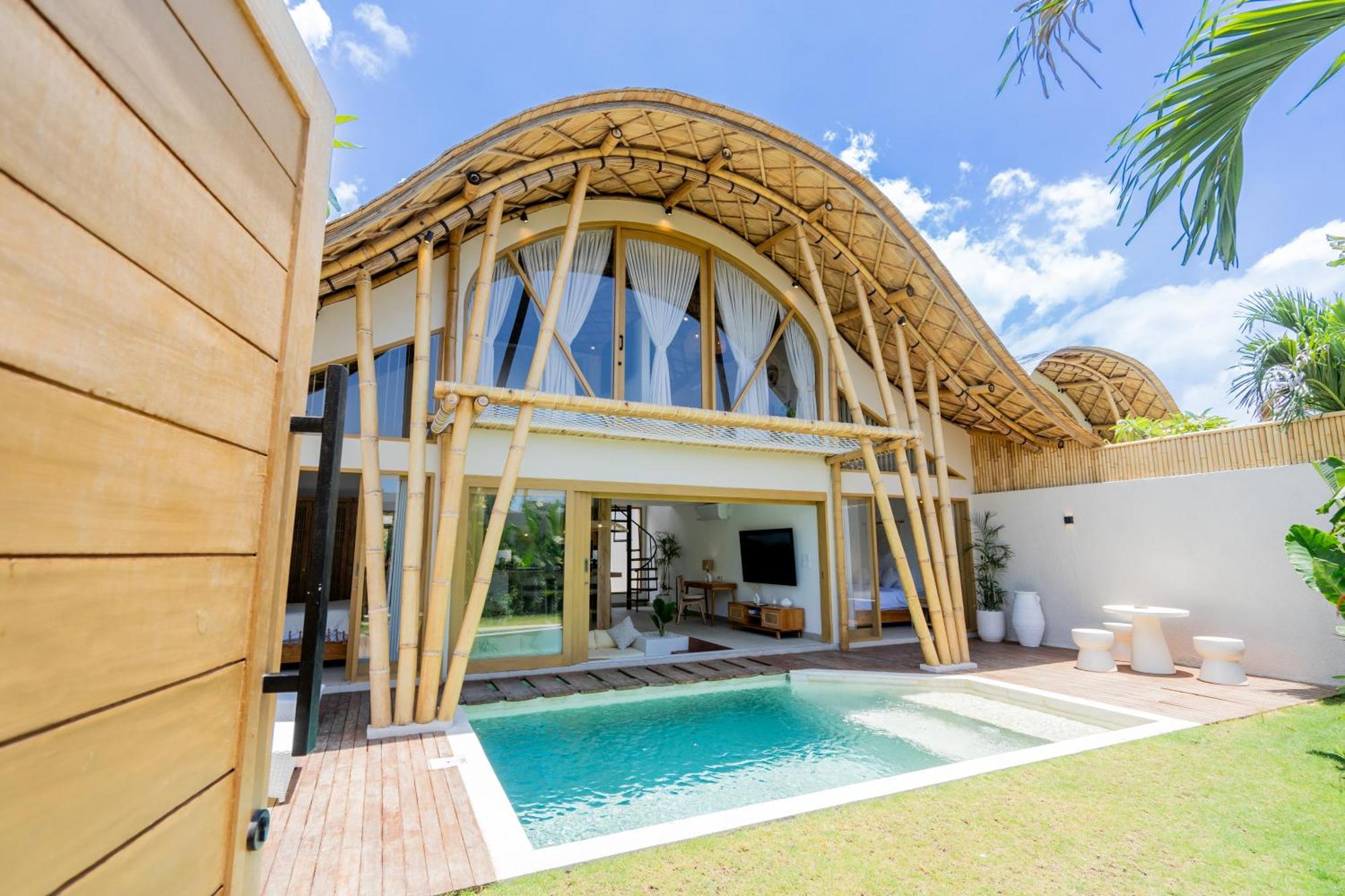 Villa Sunset Bamboo - 3Br Villa In Kerobokan Exterior foto